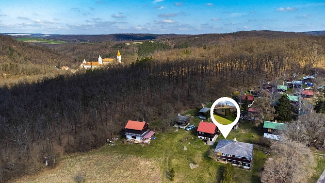 Prodej domu chata 53 m² pozemek 2435 m², Křivoklát